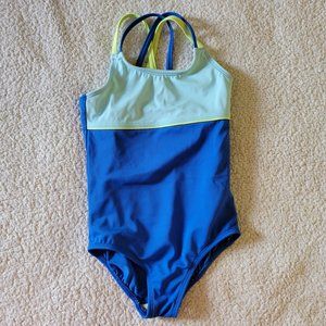 Land's End Girls One Piece Bathing Suit Size 4